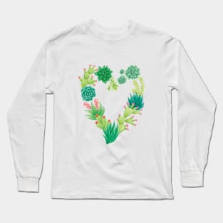 Cactus Heart Long Sleeve T-Shirt